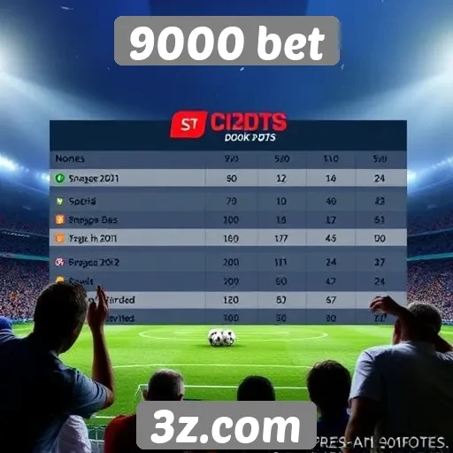 Comparativo de odds entre 9000 bet e concorrentes